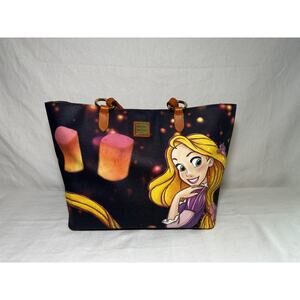 2020 Disney Dooney & Bourke Tangled Rapunzel Tote Bag Purse 10th Anniversary EUC